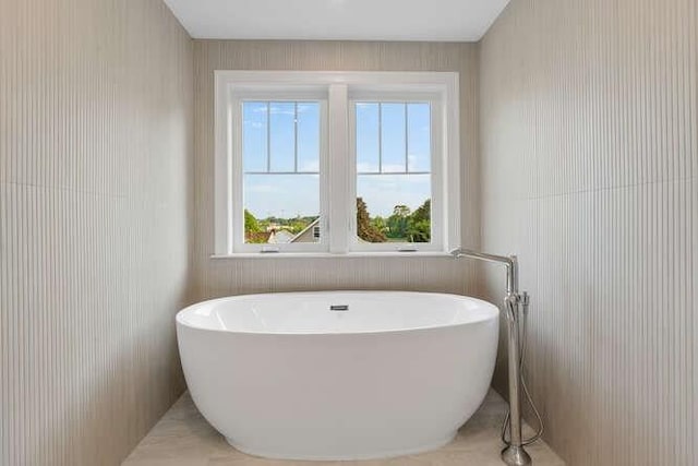 162 Swanton St Unit 162, Winchester, MA 01890 - bathroom with a soaking tub and plenty of natural light