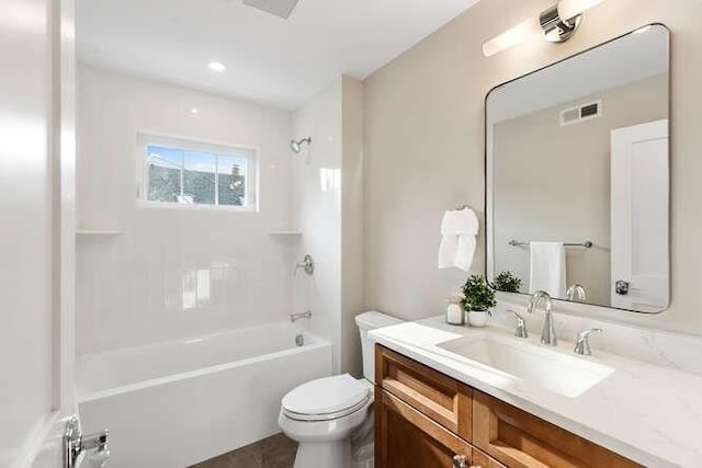162 Swanton St Unit 162, Winchester, MA 01890 - full bath with vanity, toilet, and tub / shower combination