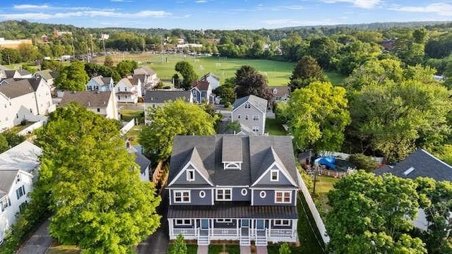 162 Swanton St Unit 162, Winchester, MA 01890 - aerial perspective of suburban area with a tree filled landscape