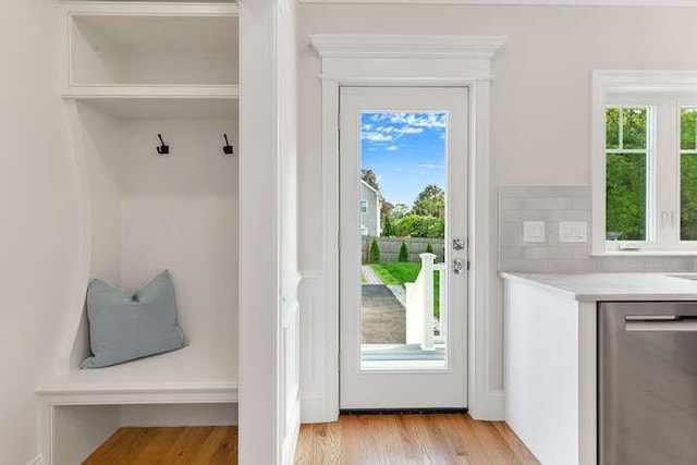 162 Swanton St Unit 162, Winchester, MA 01890 - mudroom with light wood-style floors