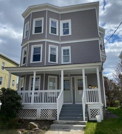 58 Ames Ave, Chicopee, MA 01013 - view of front of property with covered porch