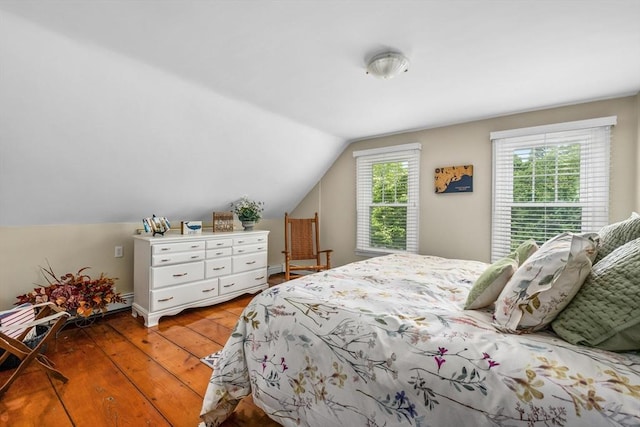5 Putnam Ave, Barnstable, MA 02635 - bedroom with vaulted ceiling and wood-type flooring
