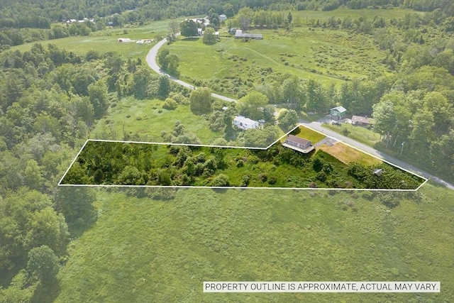18 Coombs Hill Rd, Colrain, MA 01340 - aerial view of property and surrounding area with property parcel outlined