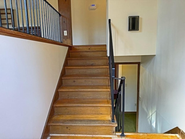 view of stairs