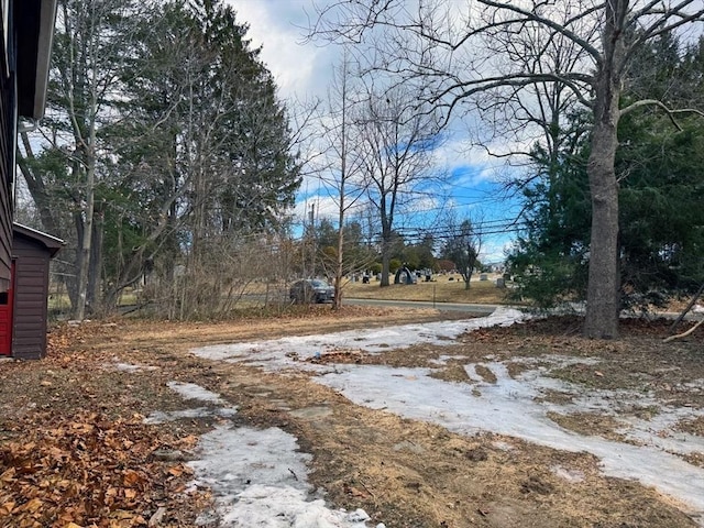 view of road