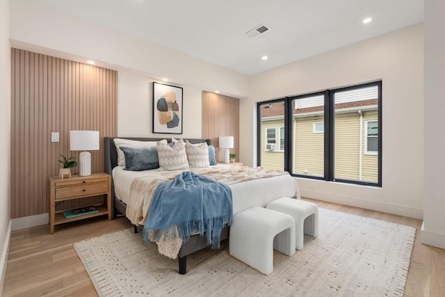 33 Conwell Ave, Somerville, MA 02144 - bedroom with light wood-type flooring and recessed lighting