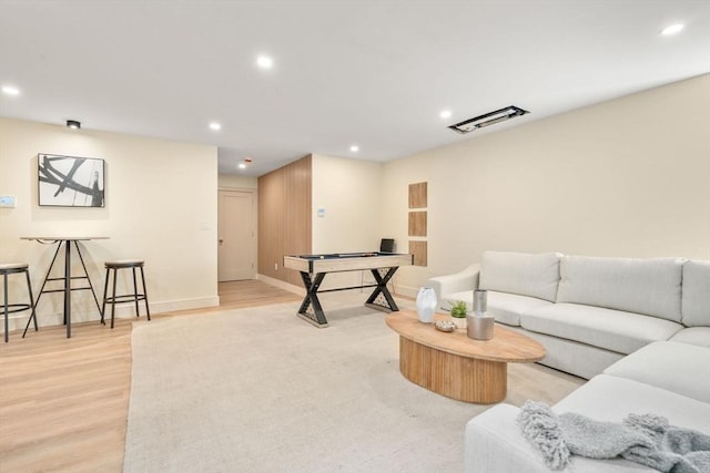 33 Conwell Ave, Somerville, MA 02144 - living room with recessed lighting and light wood finished floors