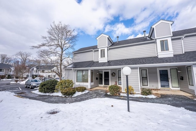 view of front of home with a porch