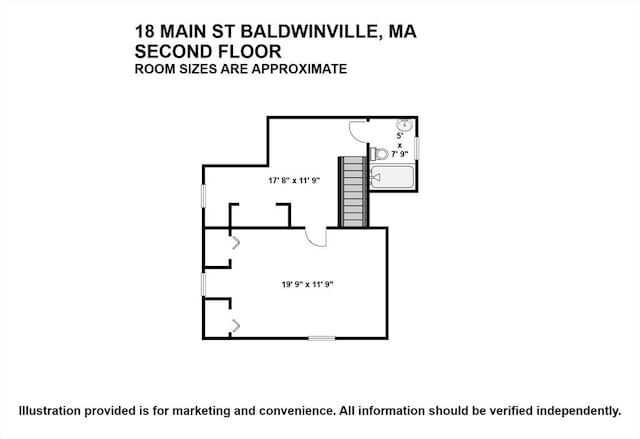 18 Main St, Templeton, MA 01468 - floor plan / room layout