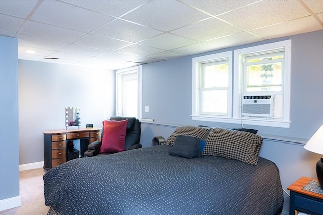 758 Council Oak Way, Dighton, MA 02715 - carpeted bedroom featuring a paneled ceiling and cooling unit