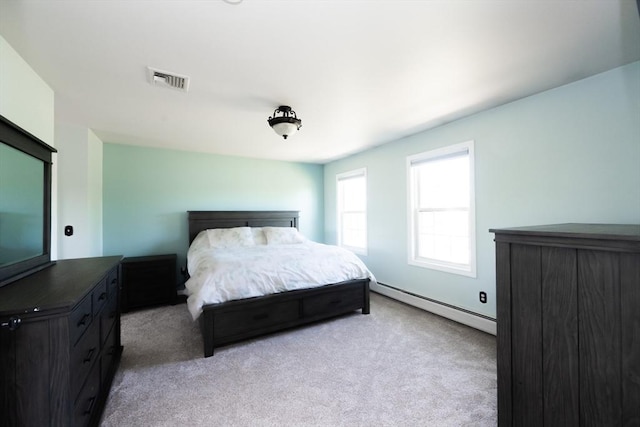 758 Council Oak Way, Dighton, MA 02715 - bedroom featuring a baseboard radiator and light colored carpet