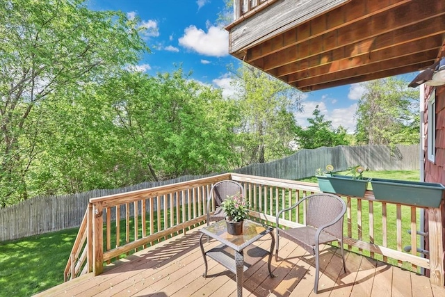 view of deck
