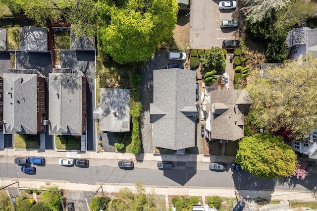 aerial view of residential area