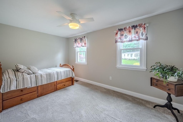 61 Wright Rd, Ayer, MA 01432 - bedroom featuring light carpet and a ceiling fan