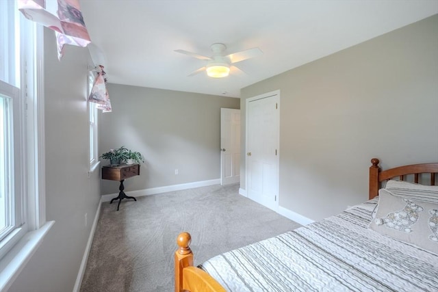 61 Wright Rd, Ayer, MA 01432 - carpeted bedroom with multiple windows and ceiling fan