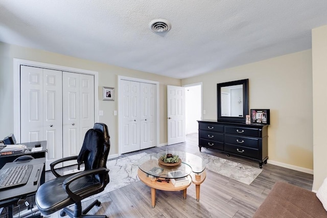 1051 Elm St Unit 8, West Springfield, MA 01089 - office with wood finished floors and a textured ceiling