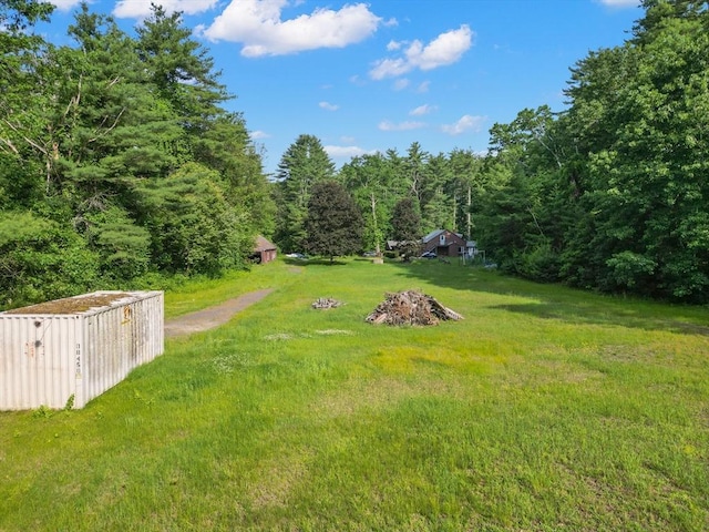 2 Tenney Ct, Georgetown, MA 01833 - view of green lawn featuring a view of trees