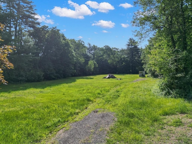 2 Tenney Ct, Georgetown, MA 01833 - view of yard with a view of trees