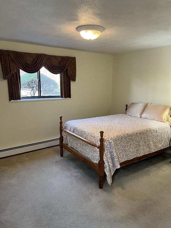 20 Colonial Dr Unit 3, Andover, MA 01810 - bedroom with baseboard heating and carpet floors