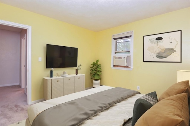154 E Bacon St Unit B6, Plainville, MA 02762 - carpeted bedroom featuring baseboards and cooling unit