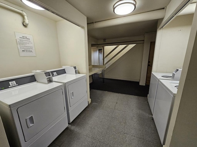 1404 Commonwealth Ave Unit 4-8, Boston, MA 02135 - community laundry with washing machine and clothes dryer