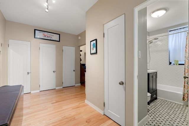 1404 Commonwealth Ave Unit 4-8, Boston, MA 02135 - hall with light wood finished floors and baseboards