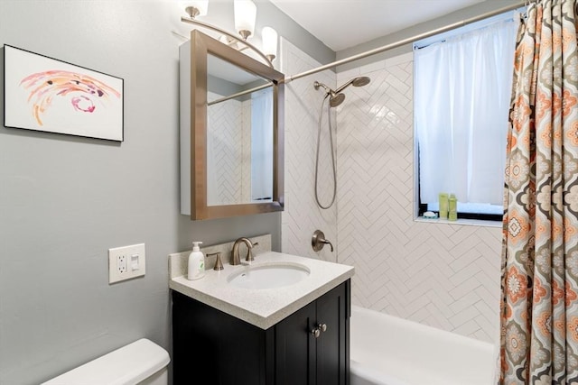 1404 Commonwealth Ave Unit 4-8, Boston, MA 02135 - bathroom featuring vanity and shower / tub combo with curtain