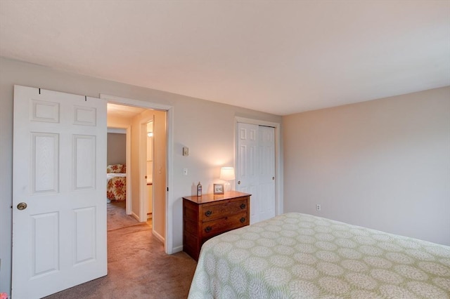 112 Olde Colonial Dr Unit 3, Gardner, MA 01440 - carpeted bedroom featuring a closet and baseboards