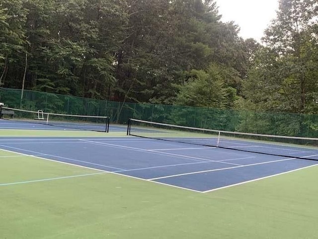 77 Temple Rd, Concord, MA 01742 - view of tennis court with fence