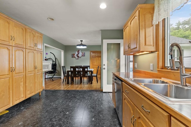 19 Shaker Ln, Littleton, MA 01460 - kitchen with stainless steel dishwasher and recessed lighting