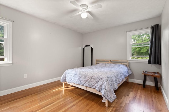 19 Shaker Ln, Littleton, MA 01460 - bedroom featuring light wood finished floors and a ceiling fan