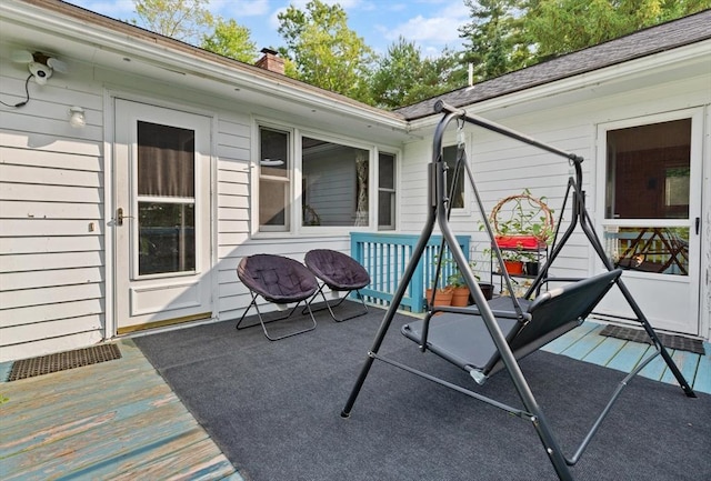 19 Shaker Ln, Littleton, MA 01460 - view of patio with a deck