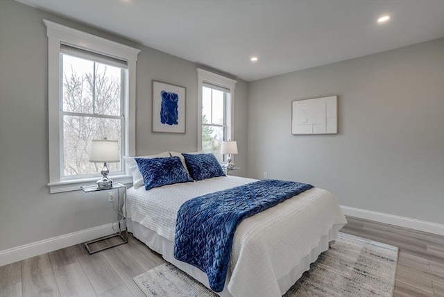 138 Flash Rd Unit 1, Nahant, MA 01908 - bedroom featuring light wood-style floors and recessed lighting