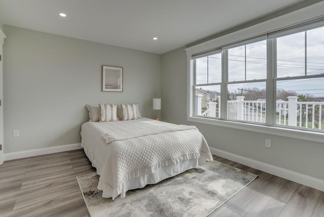 138 Flash Rd Unit 1, Nahant, MA 01908 - bedroom featuring recessed lighting and wood finished floors