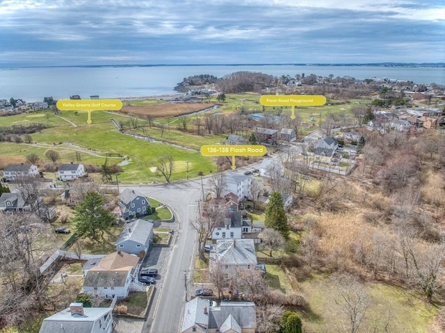 138 Flash Rd Unit 1, Nahant, MA 01908 - aerial perspective of suburban area with a large body of water