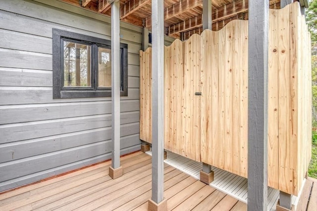 212 Charles Neck Way, West Tisbury, MA 02575 - view of wooden deck