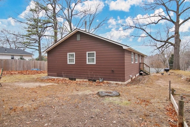 view of property exterior