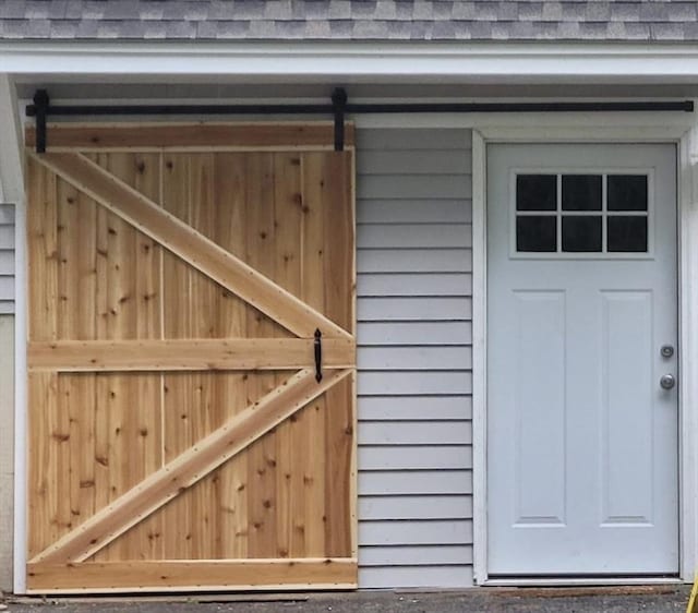 view of outbuilding