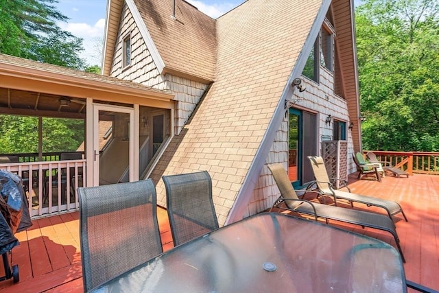 76 Beaver Rd, Ware, MA 01082 - deck with a sunroom