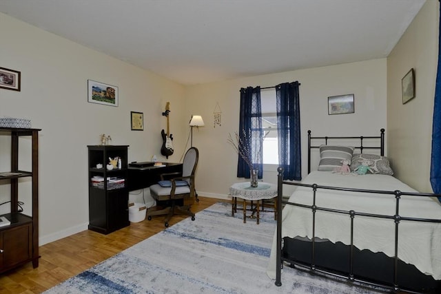 299 Shaker Rd, Westfield, MA 01085 - bedroom featuring wood finished floors, baseboards, and an office area