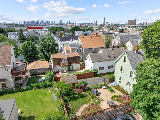 25 Autumn St, Everett, MA 02149 - aerial view of city skyline