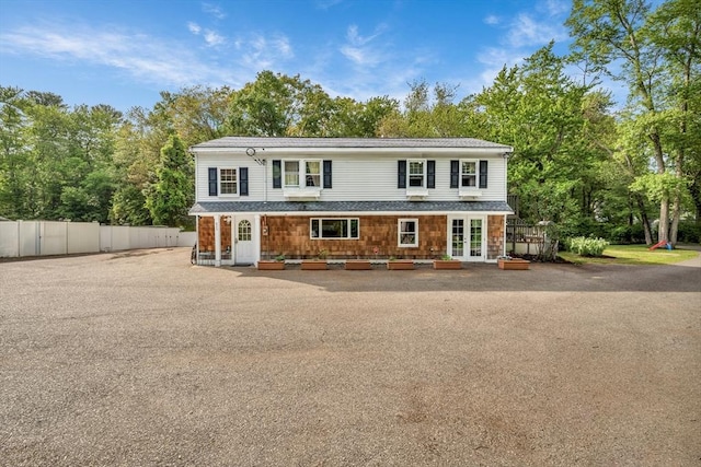 825 S St, Tewksbury, MA 01876 - view of front of home featuring view of wooded area