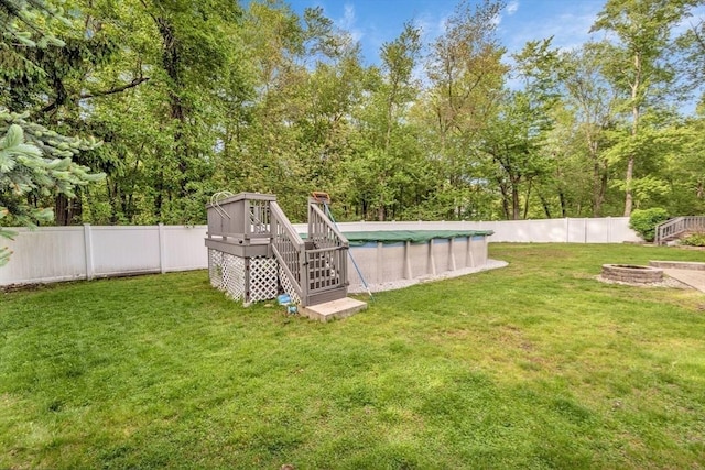 825 S St, Tewksbury, MA 01876 - view of yard featuring a fire pit and view of scattered trees