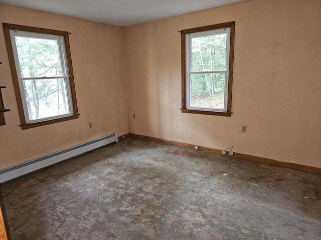 288 Leverett Rd, Shutesbury, MA 01072 - spare room with baseboard heating and baseboards