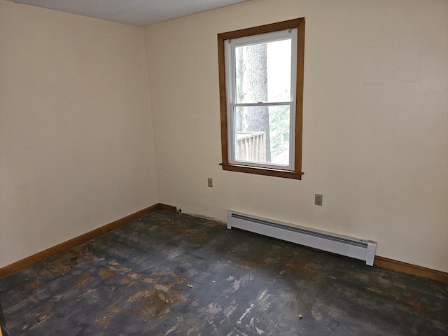 288 Leverett Rd, Shutesbury, MA 01072 - spare room with a baseboard radiator and baseboards