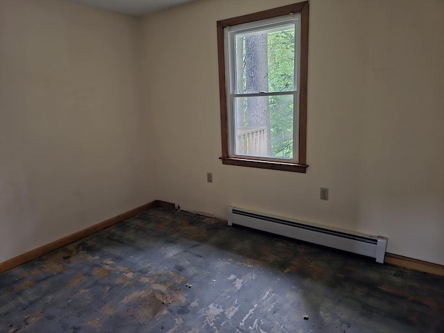 288 Leverett Rd, Shutesbury, MA 01072 - empty room featuring baseboard heating and baseboards