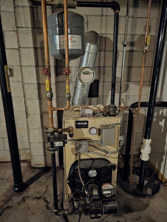 288 Leverett Rd, Shutesbury, MA 01072 - utilities featuring a heating unit