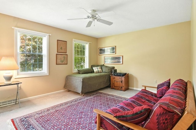 34 Hawks Cir, Westfield, MA 01085 - bedroom with carpet and a ceiling fan