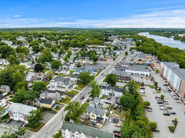 1280 Middlesex St Unit 2, Lowell, MA 01851 - aerial overview of property's location with a large body of water