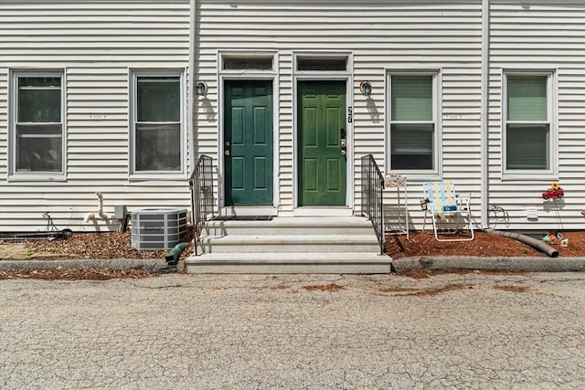 29 Sampson St Unit 29, Grafton, MA 01560 - doorway to property with central air condition unit